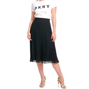 DKNY Pleated midi skirt
